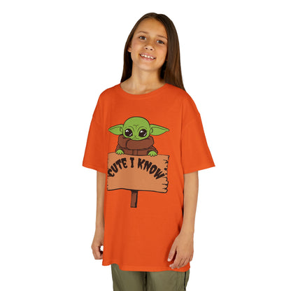 Cute Baby Alien Kids Tee - "Cute I Know" Design for Trendy Kids