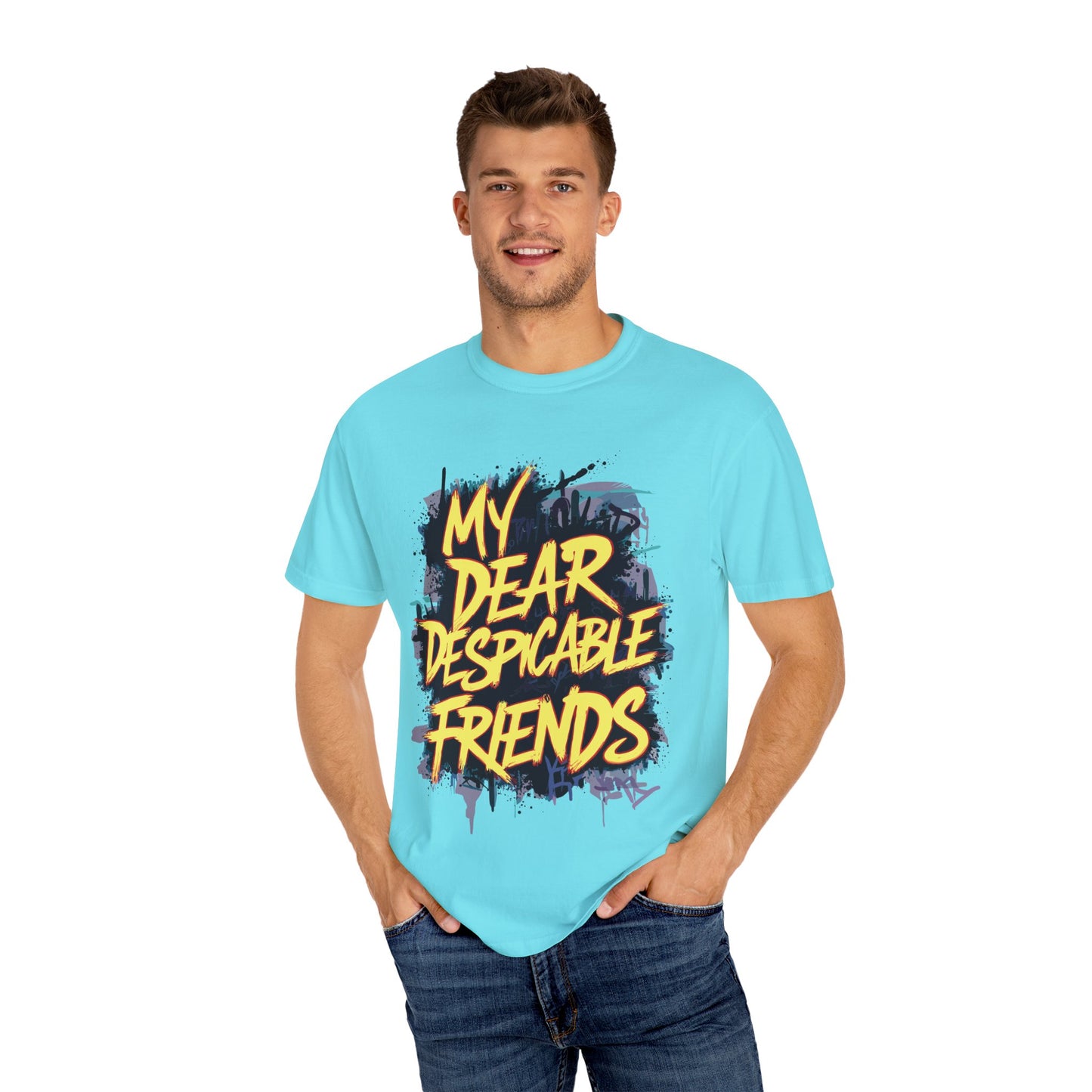 Despicable Friends Graphic Tee, Unisex T-Shirt, Casual Wear, Gift for Friends, Fun Statement Shirt, Graphic Tee for Fans