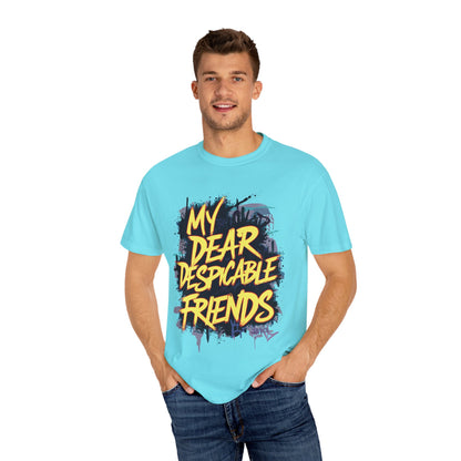 Despicable Friends Graphic Tee, Unisex T-Shirt, Casual Wear, Gift for Friends, Fun Statement Shirt, Graphic Tee for Fans