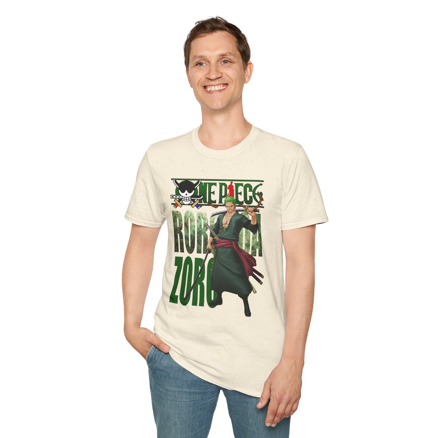 Epic Zoro Unisex Softstyle T-Shirt - One Piece Fan Apparel