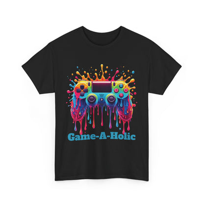 Game-A-Holic Unisex Heavy Cotton Tee - Perfect Gift for Gamers