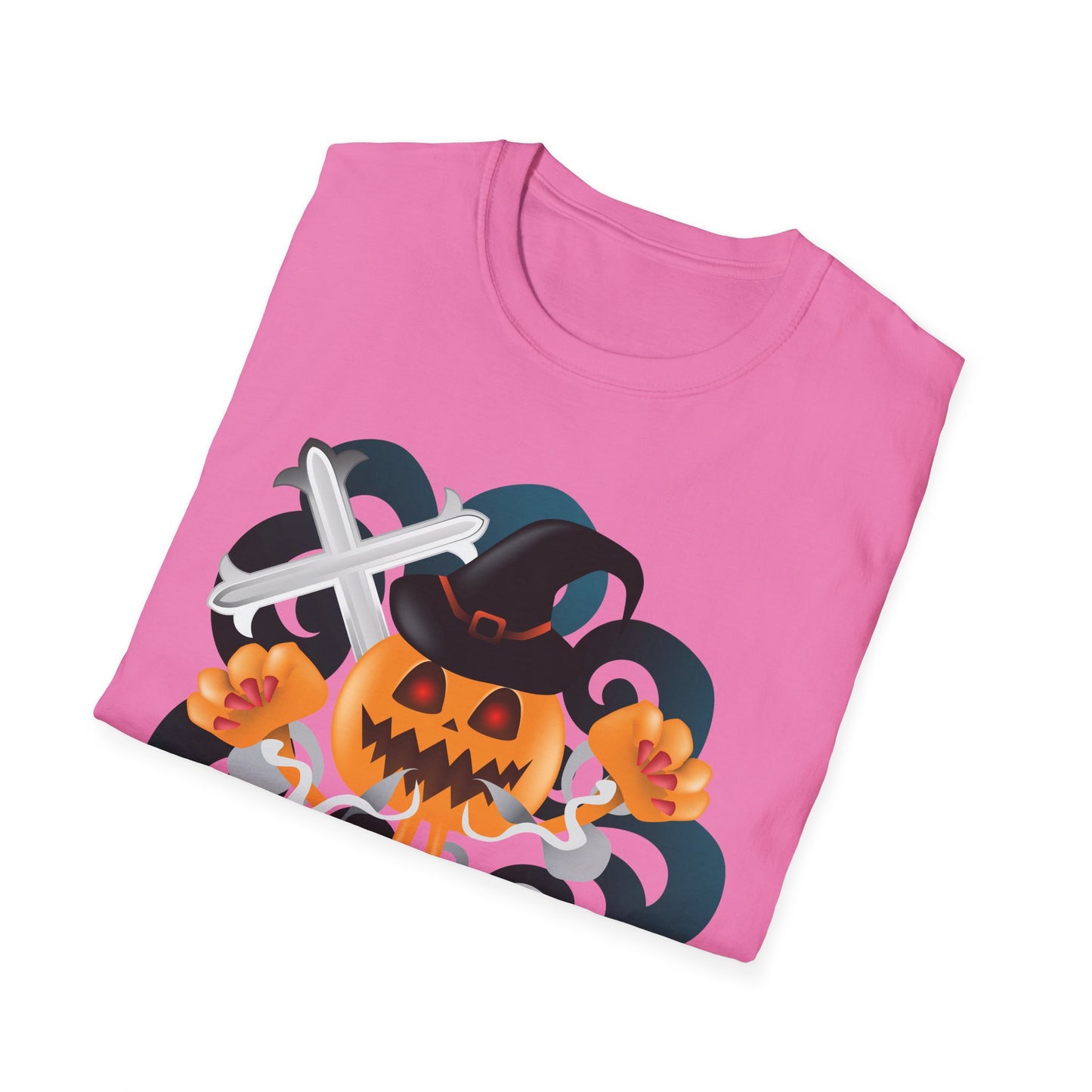 Halloween Pumpkin Graphic Tee, Unisex T-Shirt, Fall Fashion, Spooky Season Shirt, Trick or Treat Apparel, Casual Halloween Outfit