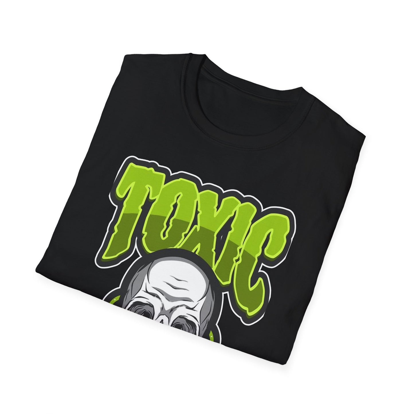 Toxic Skull Graphic Tee - Unisex Softstyle T-Shirt