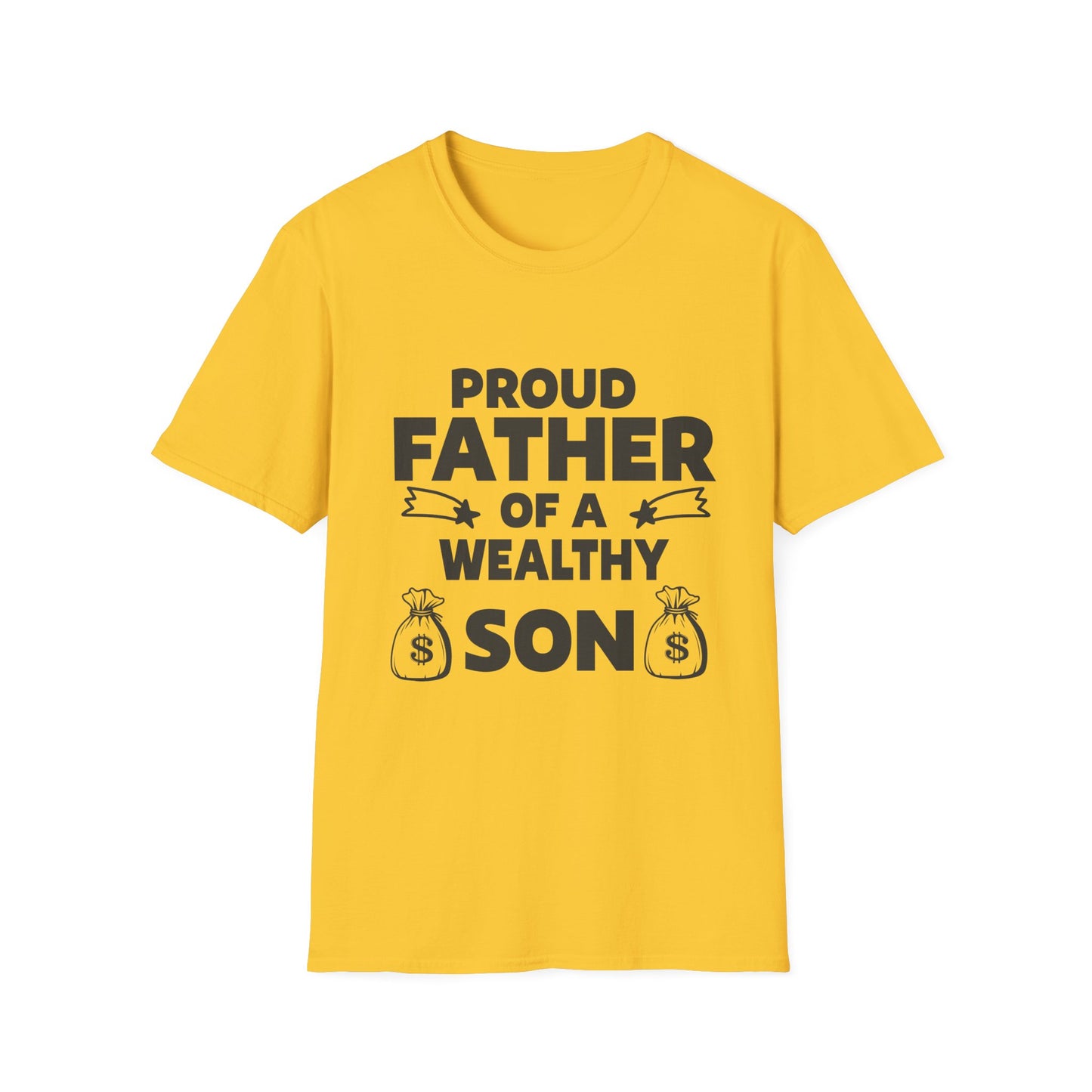 Proud Father T-Shirt - Unisex Softstyle Tee for Celebrating Dads