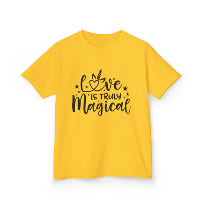 Kids Magical Love Tee - Cute & Comfy Heavy Cotton T-Shirt for Children