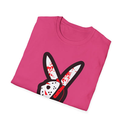 Slayboy Graphic Tee, Unisex Softstyle T-Shirt for Horror Fans, Cosplay Outfit, Halloween Costume, Casual Streetwear