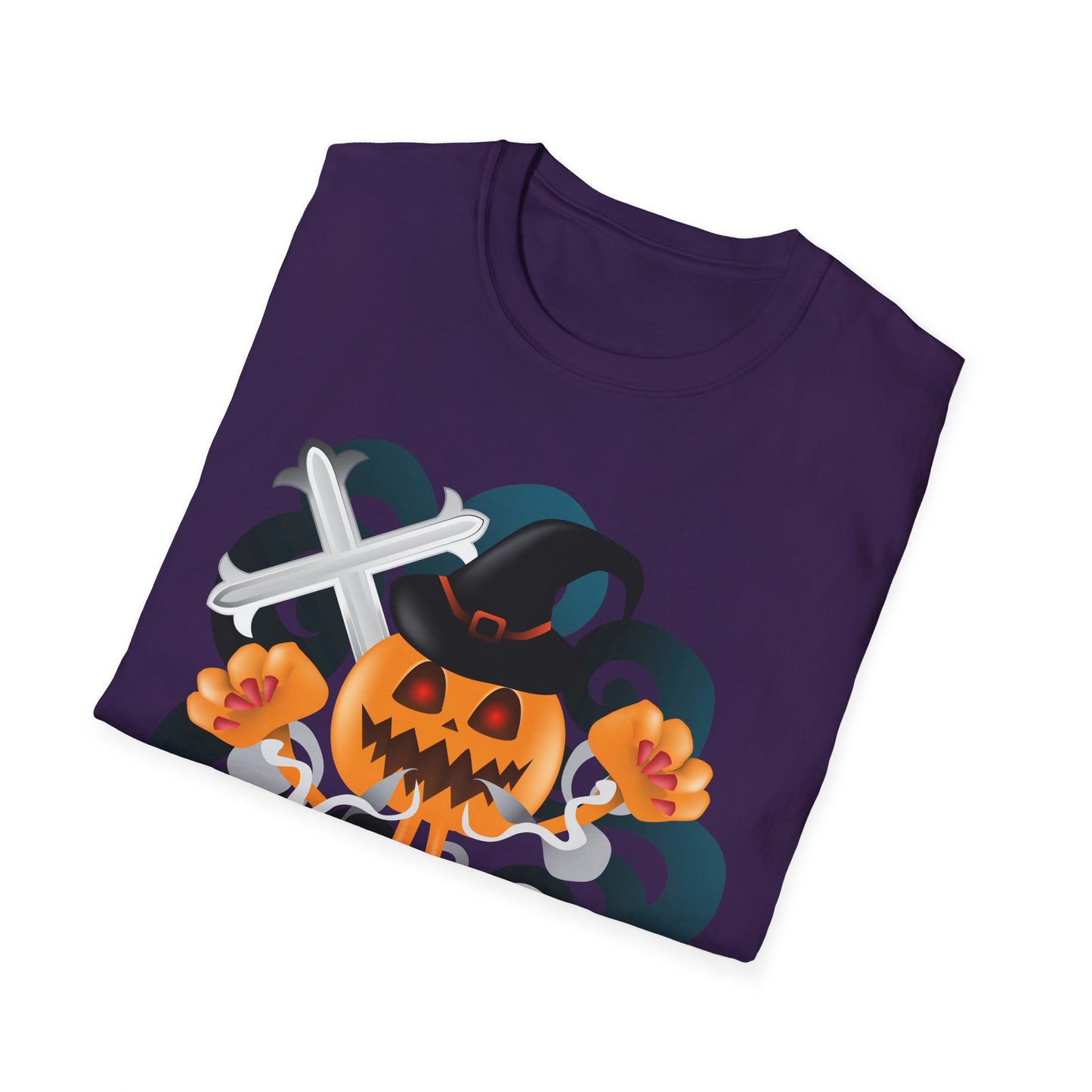 Halloween Pumpkin Graphic Tee, Unisex T-Shirt, Fall Fashion, Spooky Season Shirt, Trick or Treat Apparel, Casual Halloween Outfit