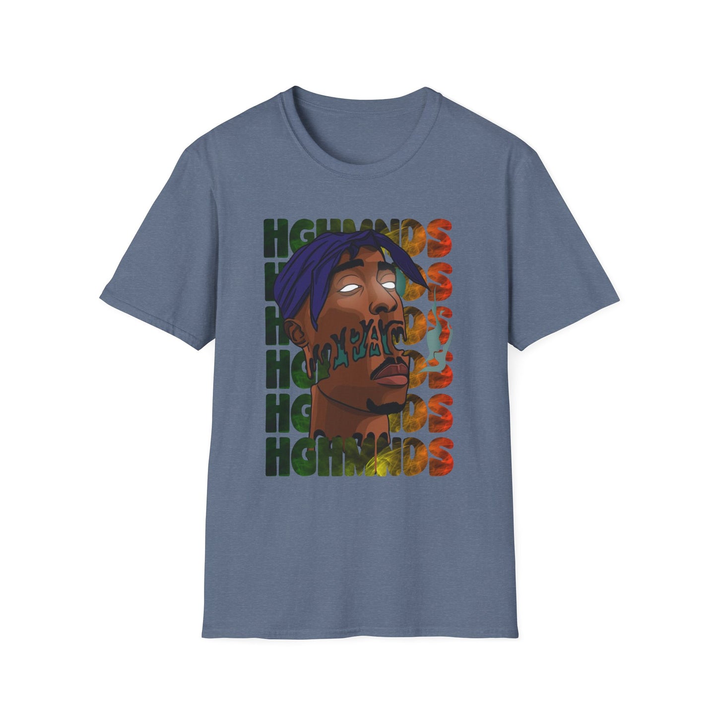 High minds Unisex Softstyle T-Shirt - Unique Artistic Design