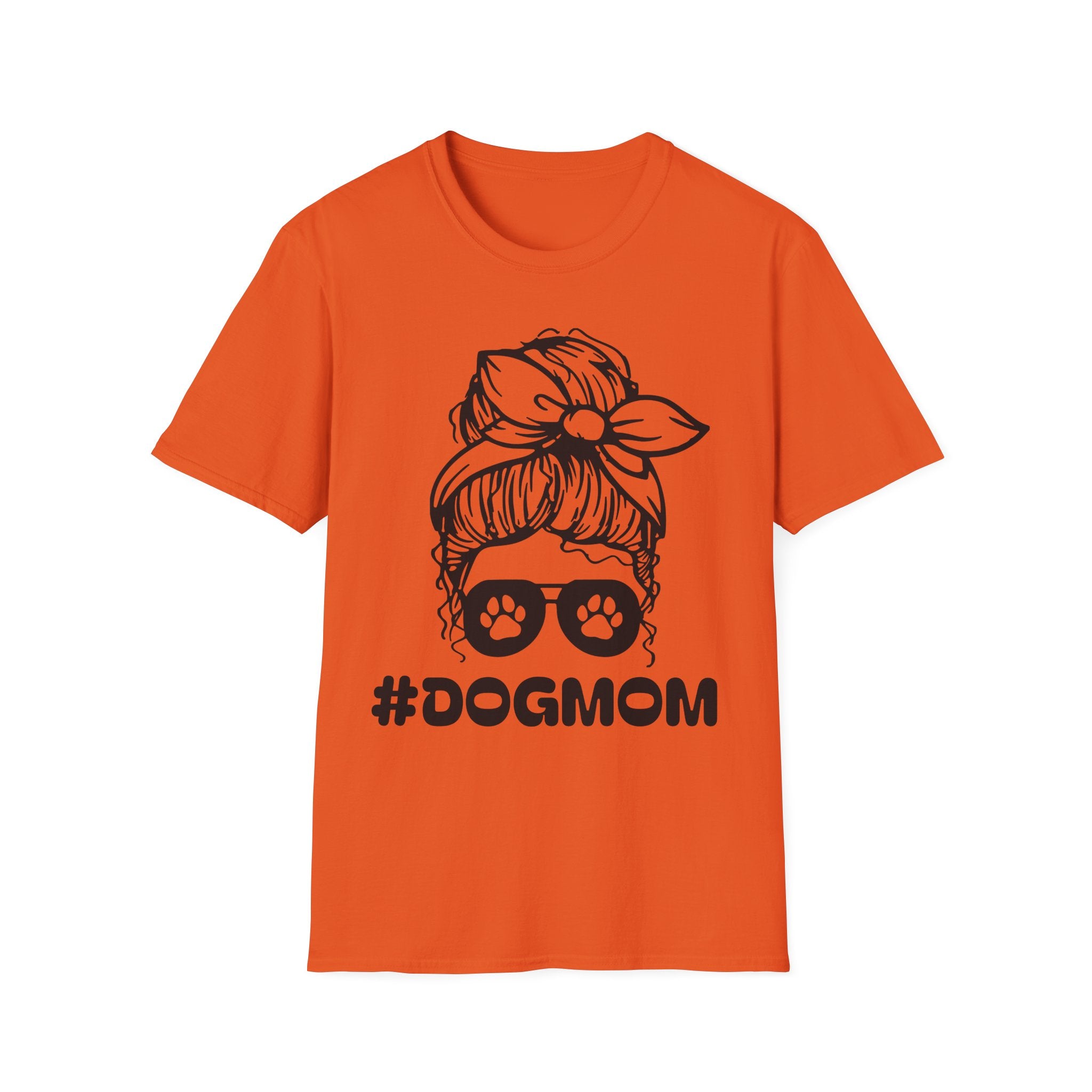#DogMom Unisex Softstyle T-Shirt - Perfect Gift for Pet Lovers