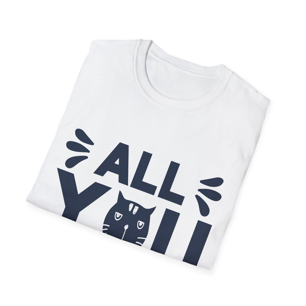 All You Need Is Cat Unisex Softstyle T-Shirt | Cute Cat Lover Tee, Gift for Pet Owners, Funny Cat T-Shirt, Cat-Themed Apparel, Birthday Gift