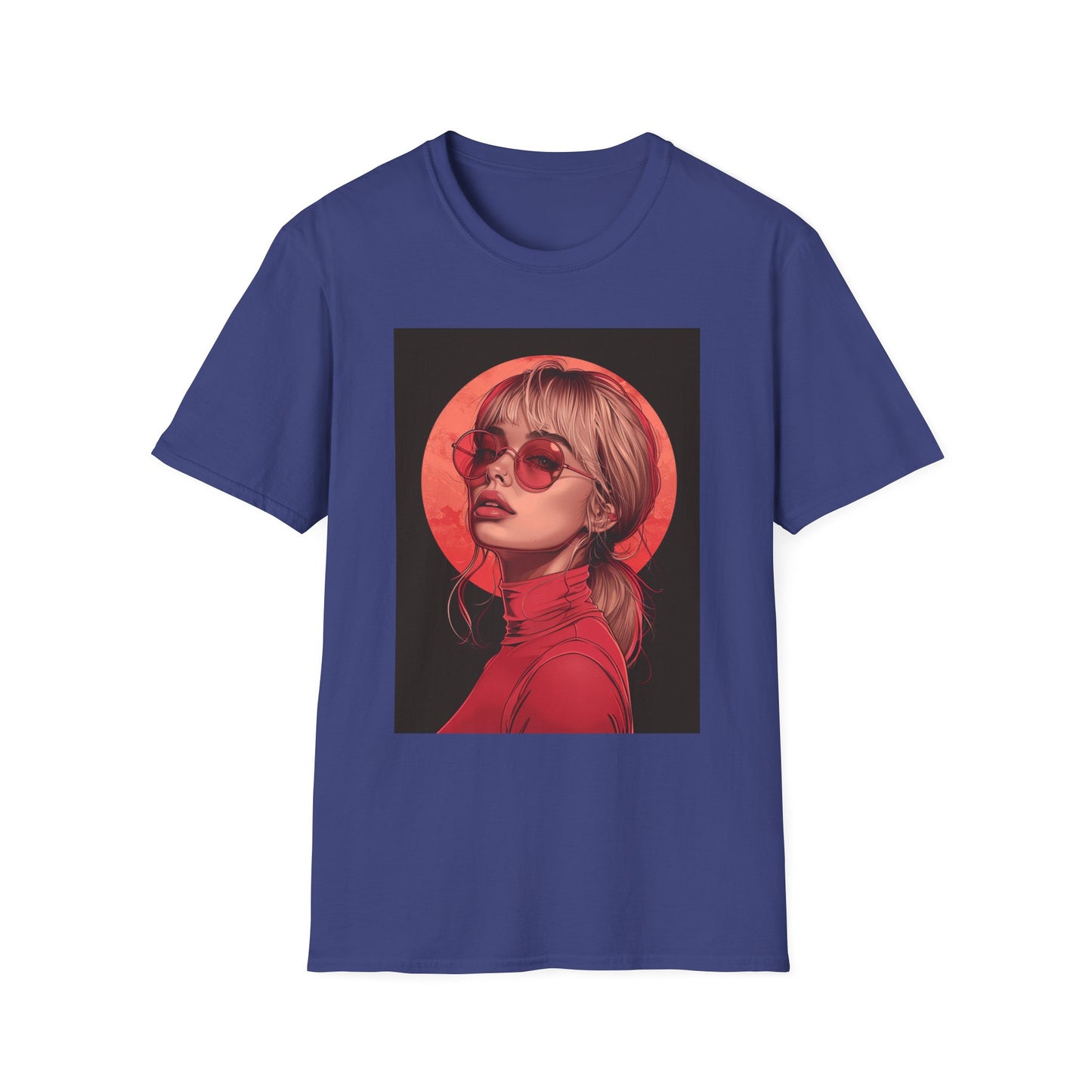 Retro Chic Graphic T-Shirt with Stylish Artwork
