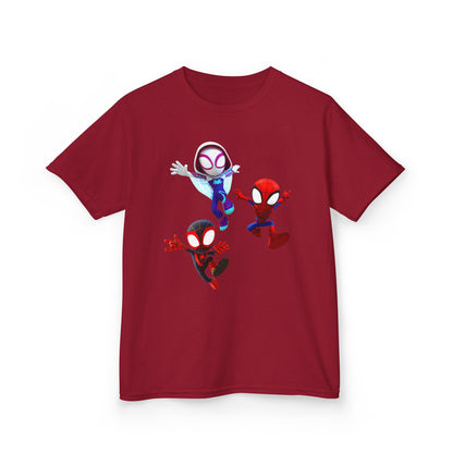Kids Spider-Man Adventure Tee - Fun and Cozy Cotton T-Shirt for Young Superhero Fans