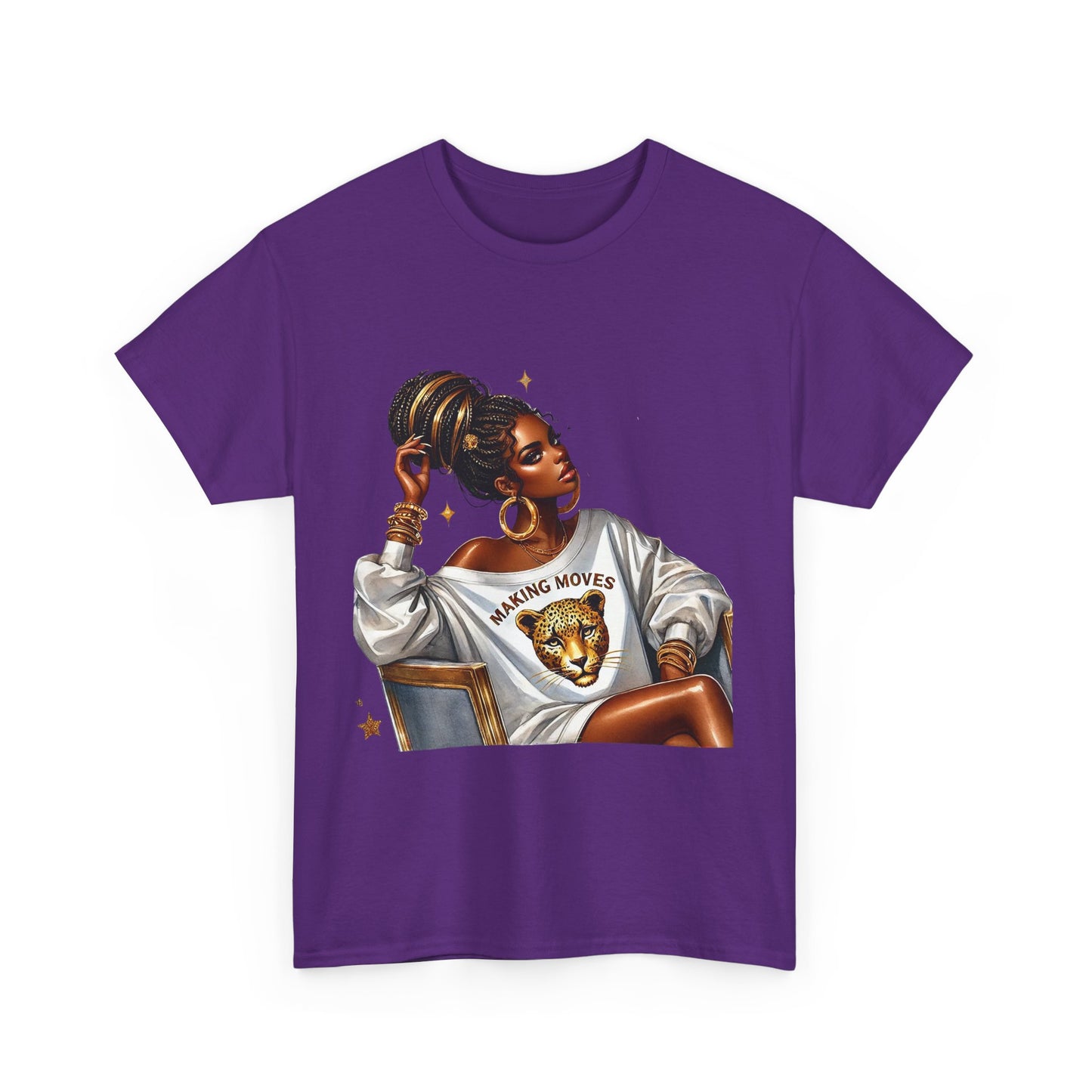 Empowering Women Graphic Tee - 'Making Moves' Heavy Cotton Unisex T-Shirt