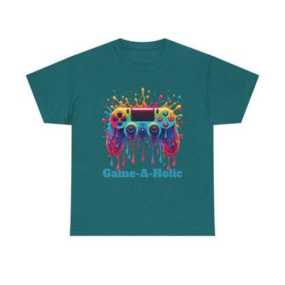 Game-A-Holic Unisex Heavy Cotton Tee - Perfect Gift for Gamers
