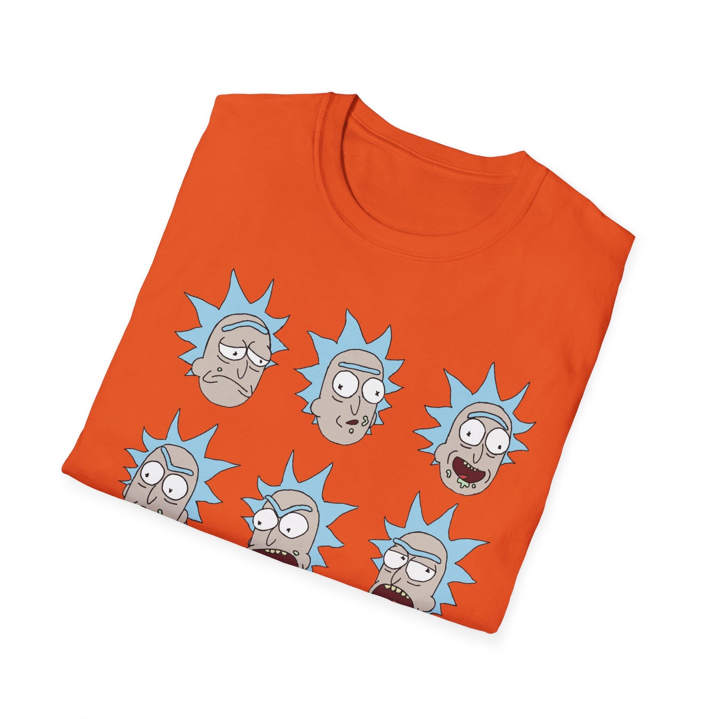 Rick and Morty Unisex Softstyle T-Shirt - Fun Cartoon Design for Fans