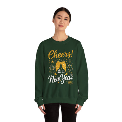 Cheers to a New Year Sweatshirt — New Year’s Eve Celebration Crewneck