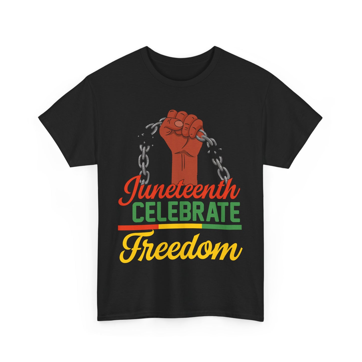 Juneteenth Freedom Tee, Celebrate Freedom Shirt, Unisex Cotton T-Shirt, Black History Month Apparel, Equality and Justice Top