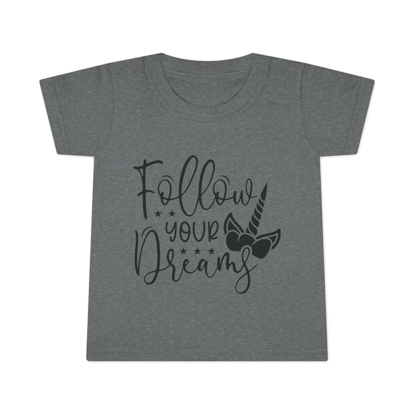 Toddler T-Shirt - Follow Your Dreams Unicorn Tee