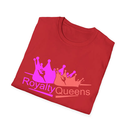 Royalty Queens Unisex Softstyle T-Shirt - Comfortable Casual Tee for Women, Birthday Gift, Queen Vibes, Party Wear, Empowerment Shirt
