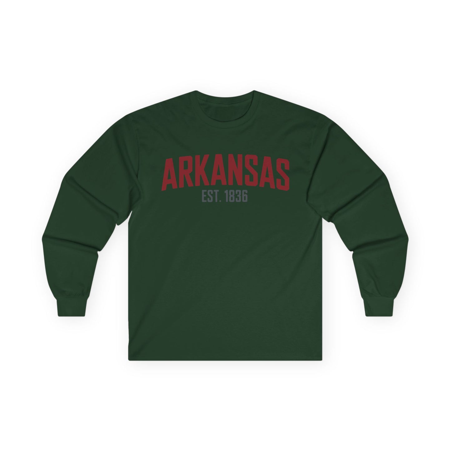 Arkansas Est. 1836 Long Sleeve Tee