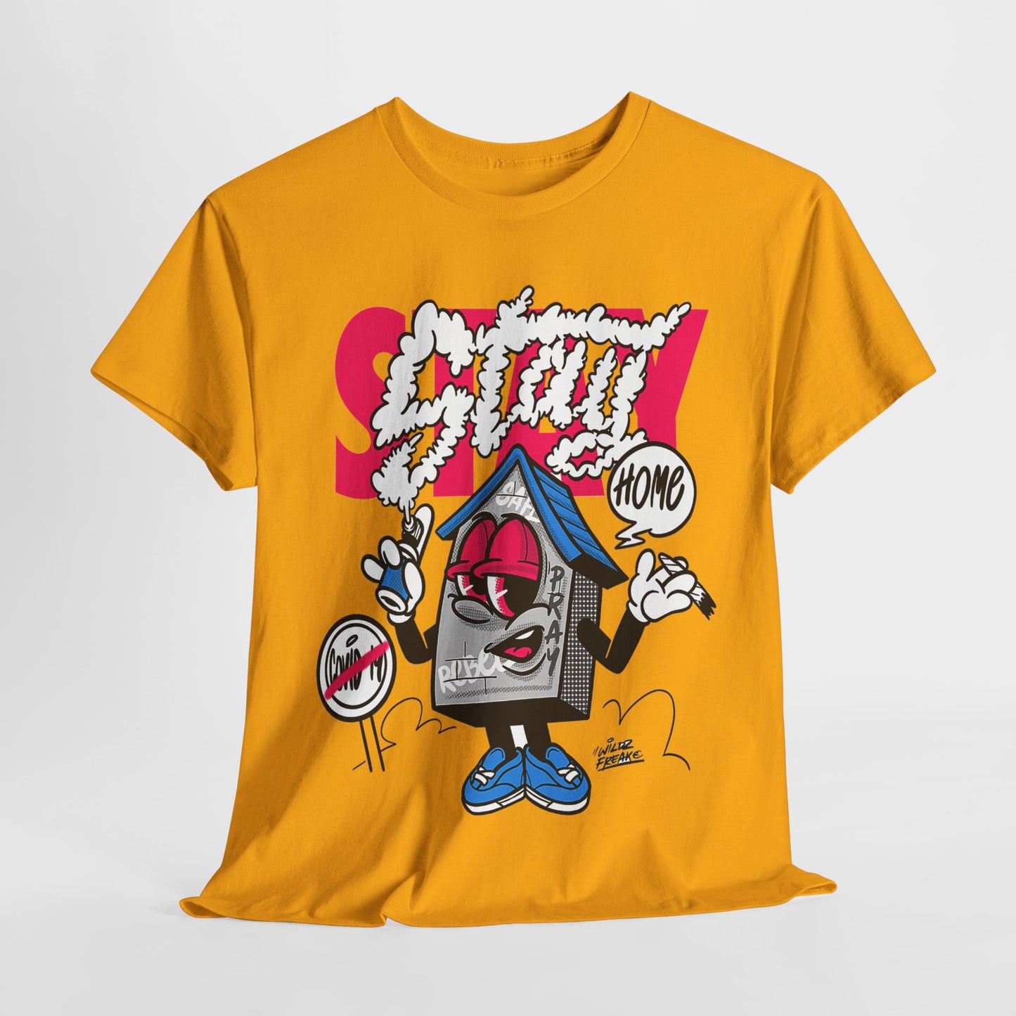 Street Art Unisex Heavy Cotton Tee - SNOT HOME Graphic Design