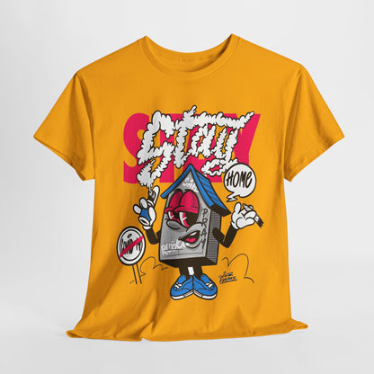 Street Art Unisex Heavy Cotton Tee - SNOT HOME Graphic Design