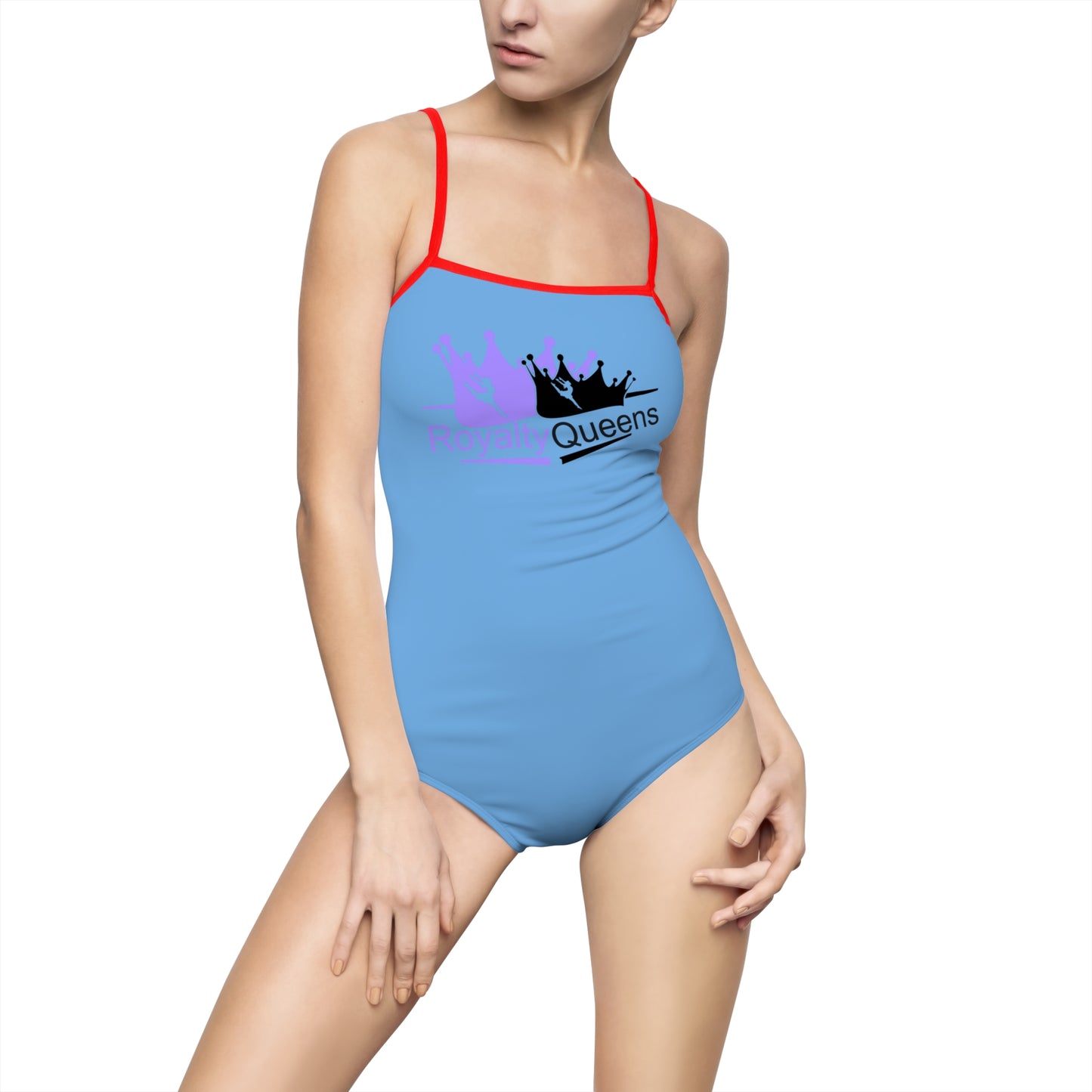 Sassy Queens One-Piece Swimsuit, Summer Beachwear, Pool Party Attire, Vacation Swimwear, Fun Swim Suit, Gift for Friends