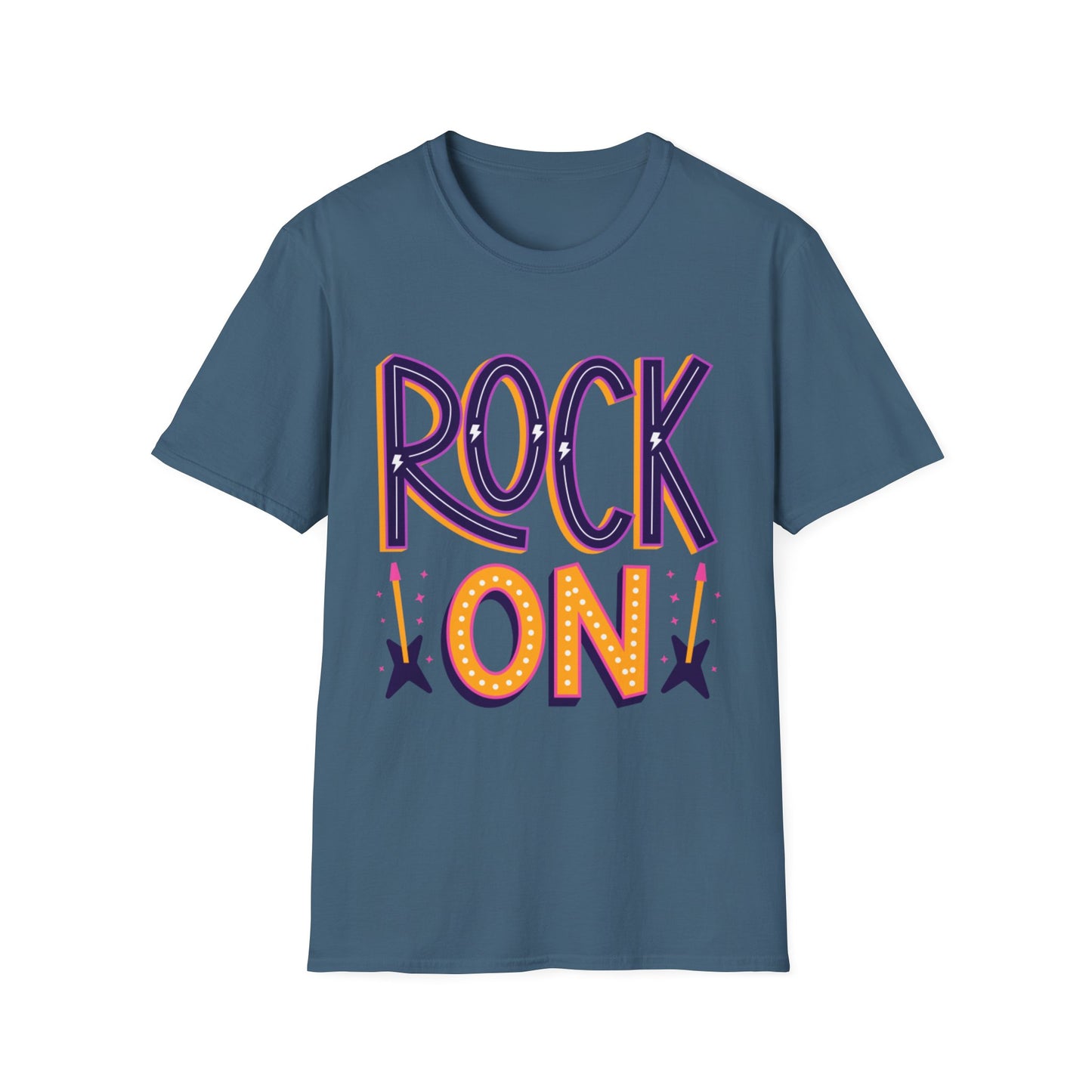 Rock On Unisex T-Shirt, Music Lover's Tee, Concert Outfit, Gift for Musicians, Fun Casual Wear