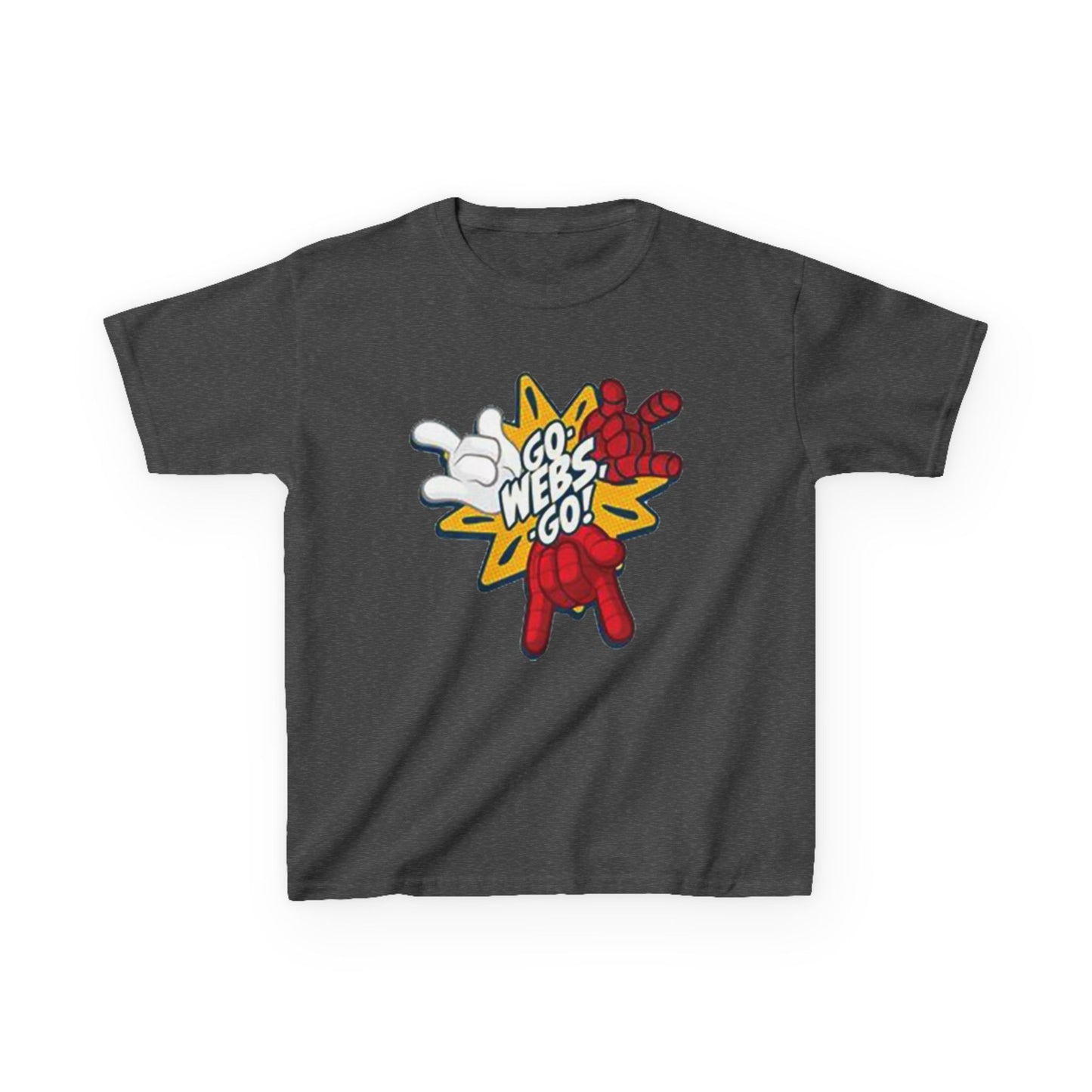 Kids Superhero Graphic Tee - Go Webs Go!