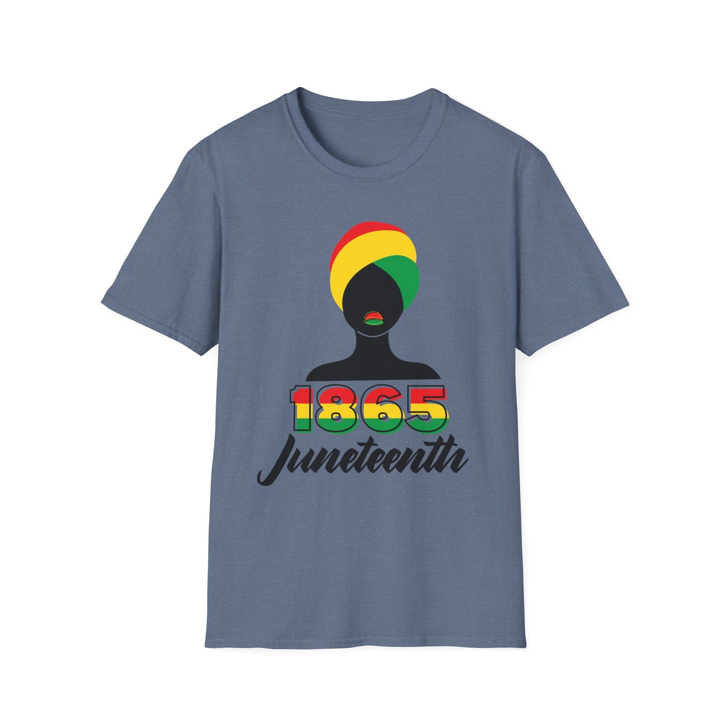 Juneteenth Celebration T-Shirt, Black History Month Tee, Unisex Softstyle Shirt, 1865 Juneteenth Shirt, African American Pride Top