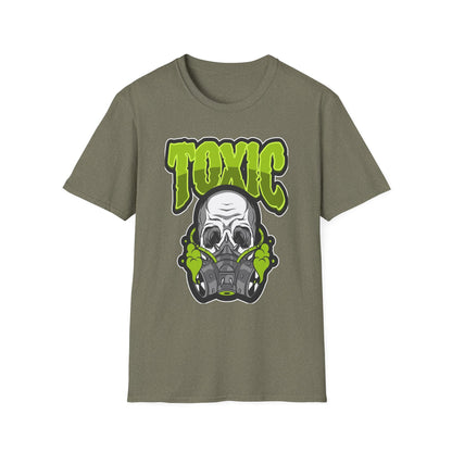 Toxic Skull Graphic Tee - Unisex Softstyle T-Shirt