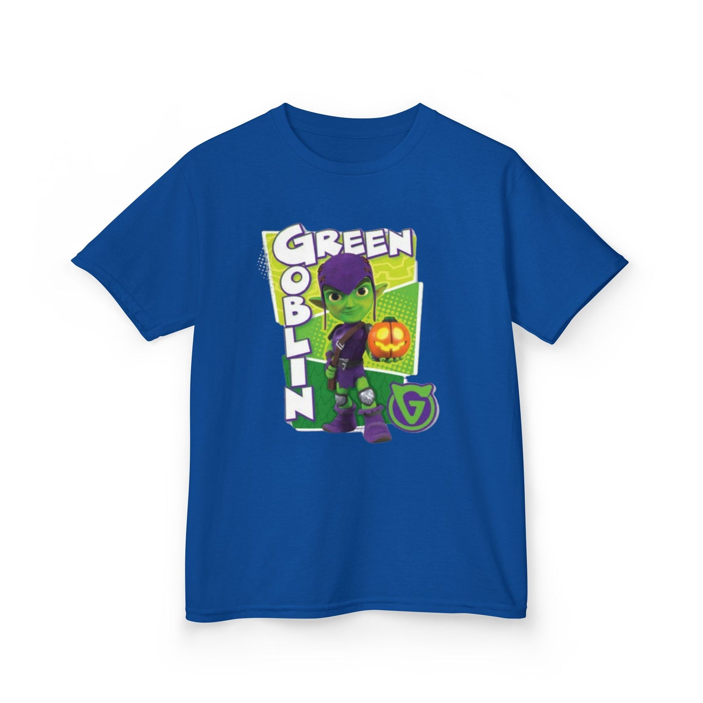 Kids Green Goblin Tee - Fun Halloween T-Shirt for Kids