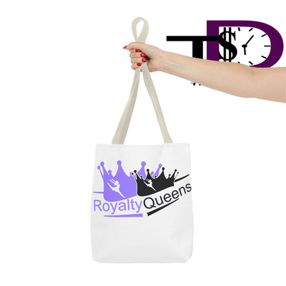 Royalty Queens Tote Bag, Stylish Shopping Tote, Gift for Queens, Dance Enthusiast Bag, Birthday Tote, AOP Design