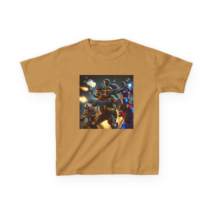 Adventure Awaits: Kids Heavy Cotton™ Tee with Space Explorers Design