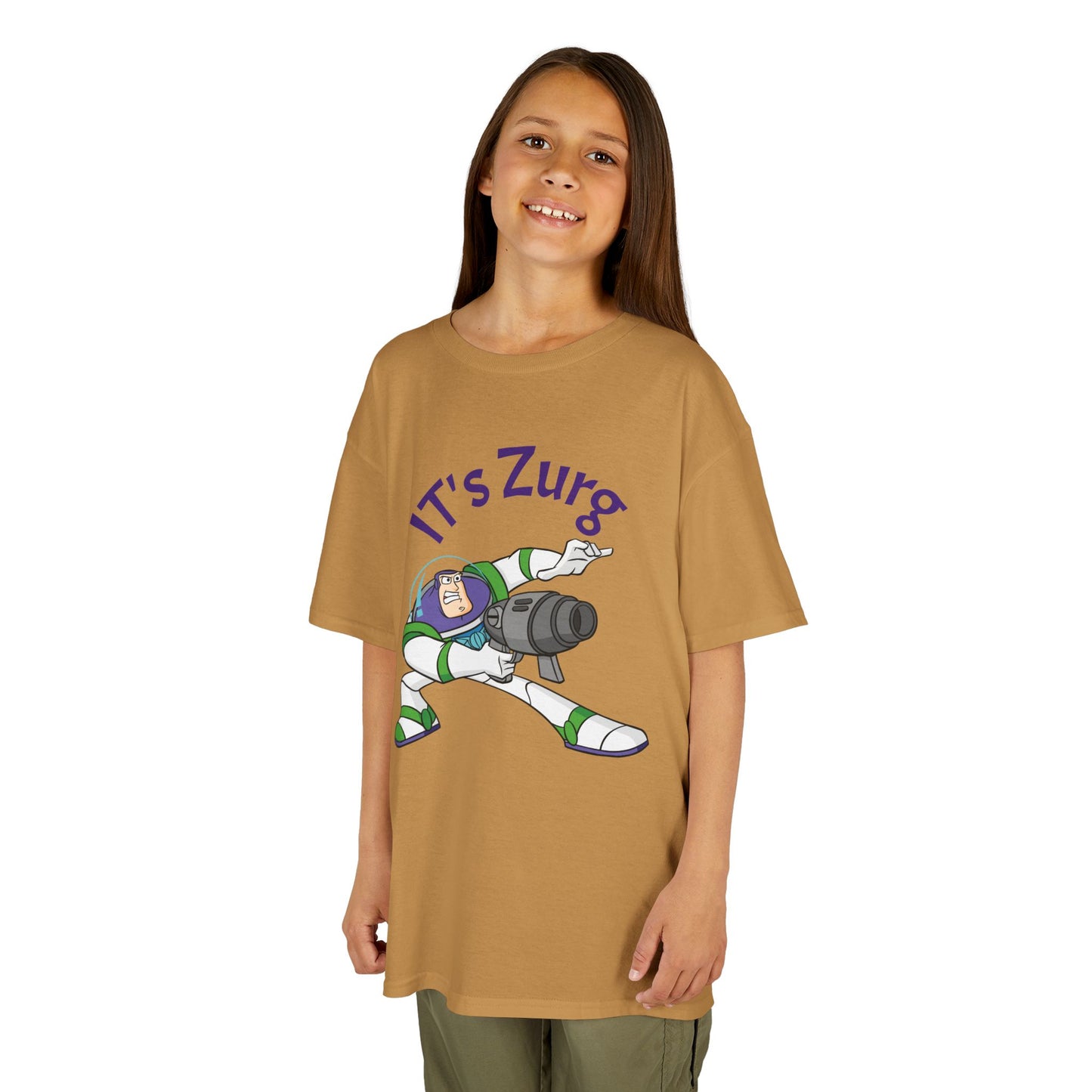 Kids Buzz Lightyear Tee - 'It's Zorg' Fun Cotton T-Shirt