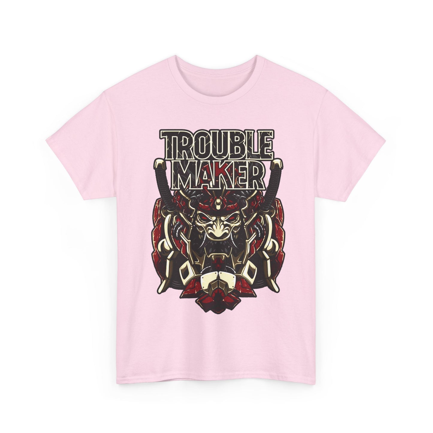 Trouble Maker Graphic Tee - Unisex Heavy Cotton Shirt for Rebels and Mischiefs