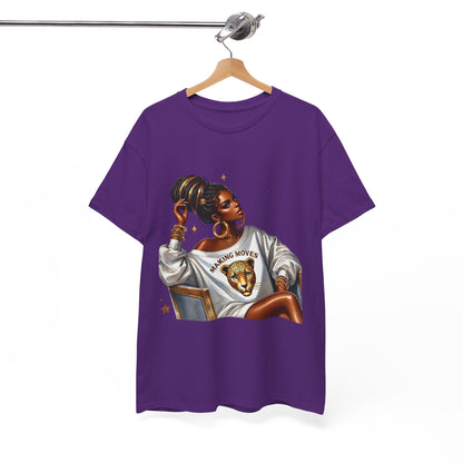 Empowering Women Graphic Tee - 'Making Moves' Heavy Cotton Unisex T-Shirt