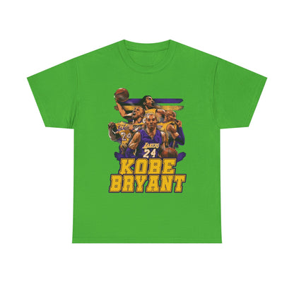 Kobe Bryant Tribute Unisex Heavy Cotton Tee - Basketball Legend Shirt