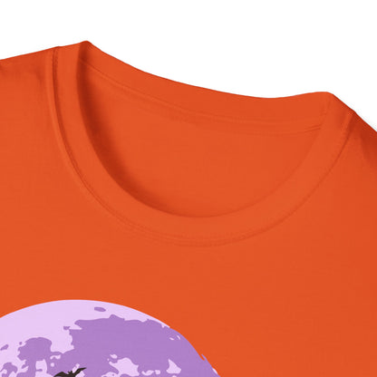 Halloween Witch T-Shirt, Unisex Softstyle Tee, Spooky Season Apparel, Pumpkin Graphic Shirt, Trick or Treat Shirt