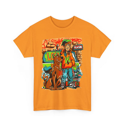 Retro Scooby-Doo Unisex Heavy Cotton Tee - Vintage Cartoon Print