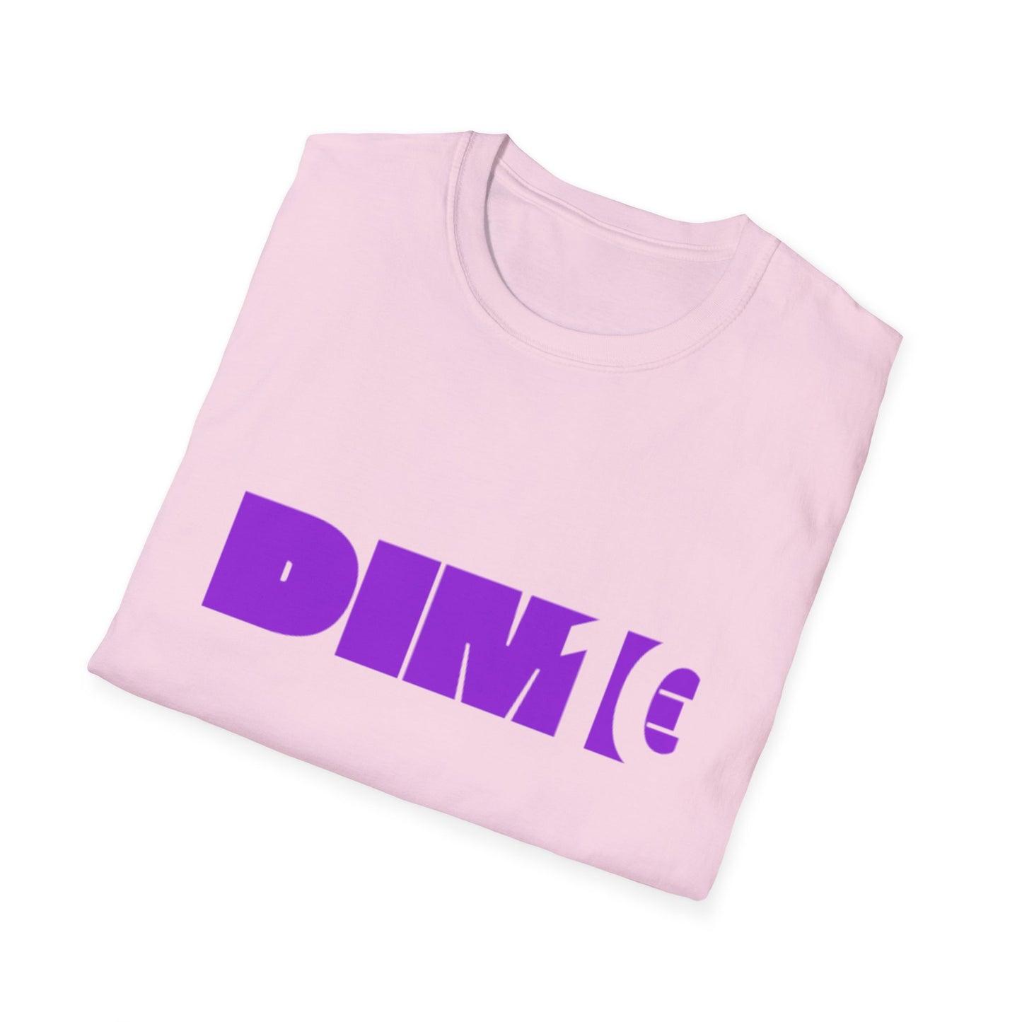DIM T Unisex Softstyle T-Shirt - Trendy Streetwear Tee, Casual Apparel, Gift for Friends, Summer Fashion, Graphic Tee, Everyday Wear