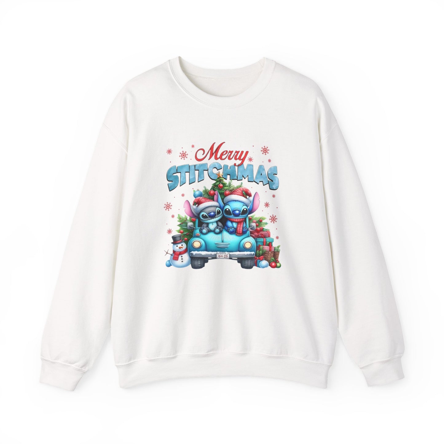 Merry Stitchmas Sweatshirt – Cute Stitch Holiday Crewneck