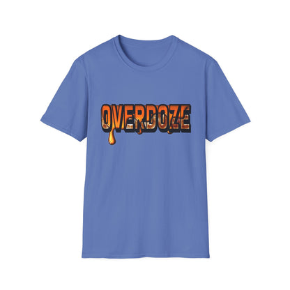 Street Style Unisex T-Shirt with 'OVERDOZE' Graphic