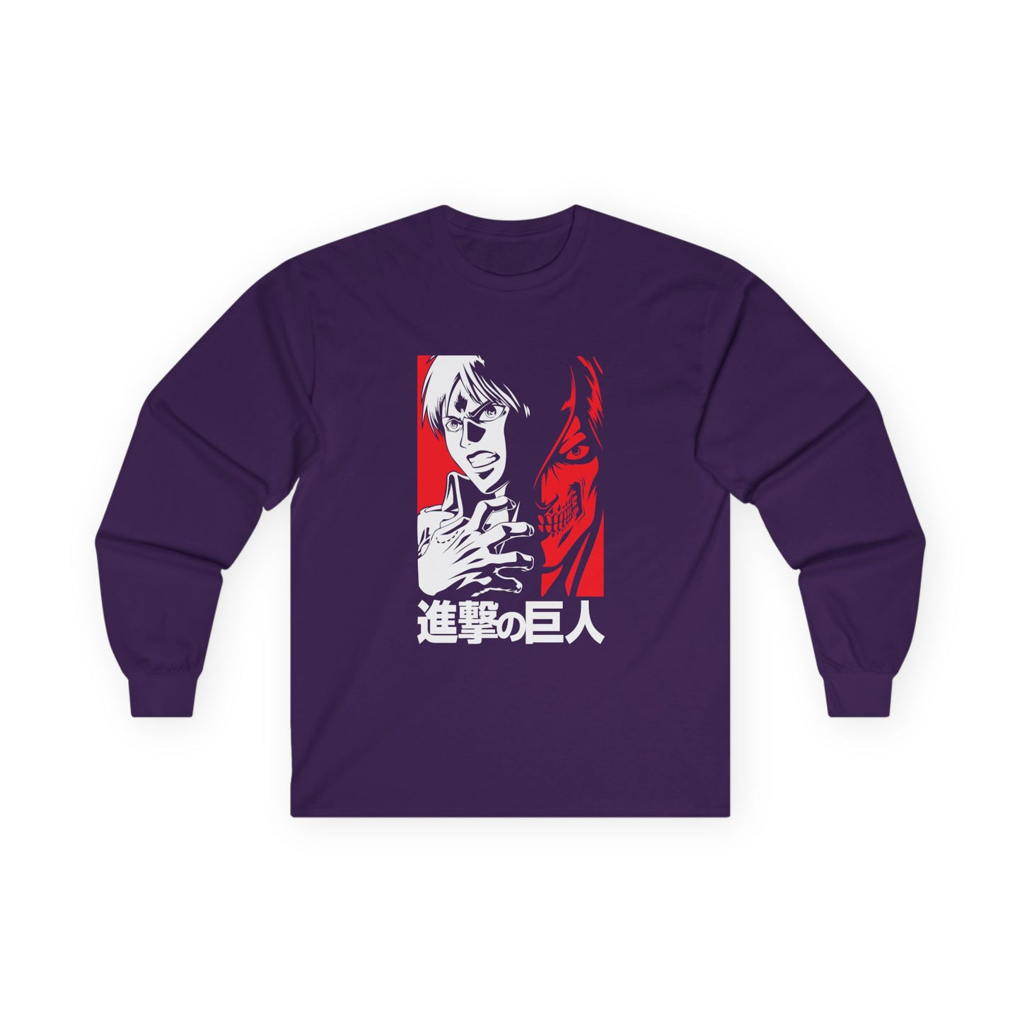 Attack on Titan Anime Long Sleeve Tee — Shingeki no Kyojin Graphic Shirt