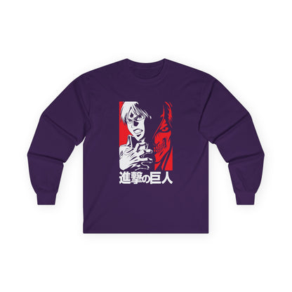 Attack on Titan Anime Long Sleeve Tee — Shingeki no Kyojin Graphic Shirt