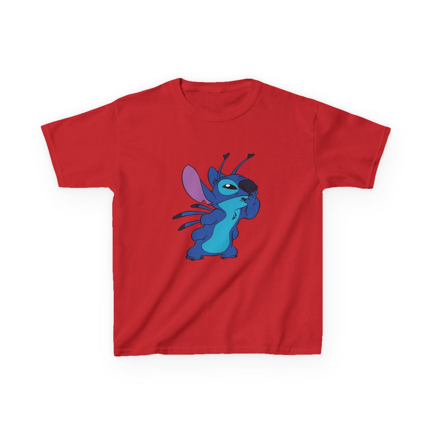 Kids Cotton Tee - Cute Stitch Design for Fun Adventures