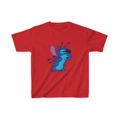 Kids Cotton Tee - Cute Stitch Design for Fun Adventures