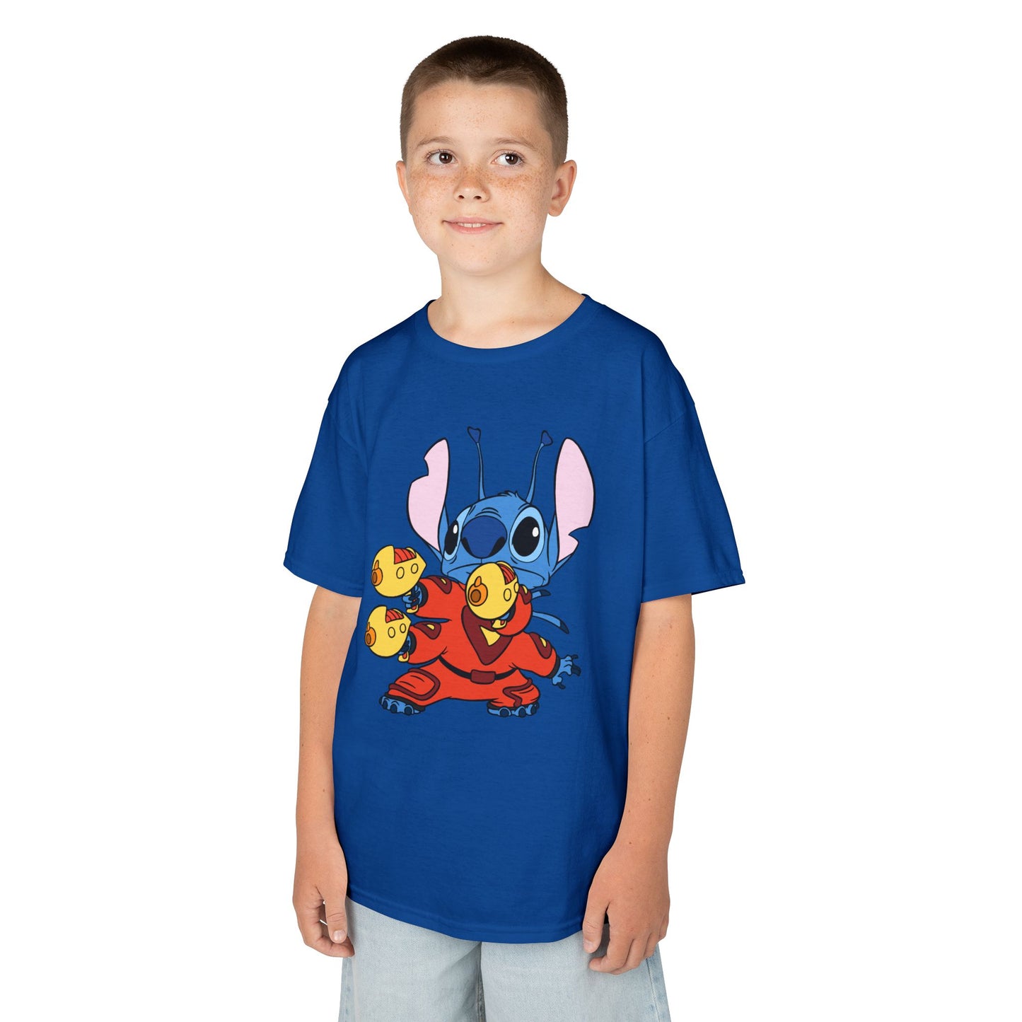 Colorful Kids Tee with Fun Cartoon Design