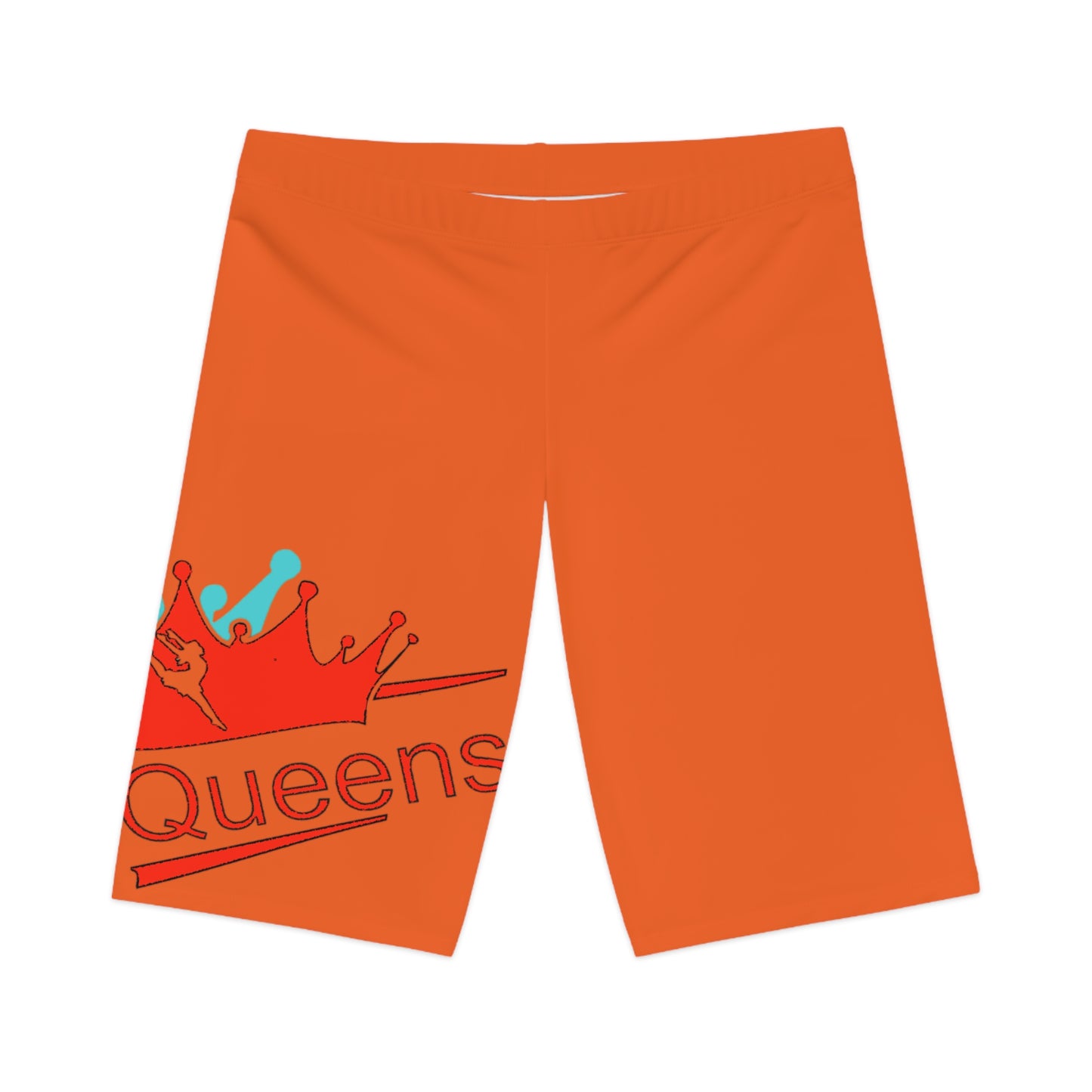 Royalty Women's Bike Shorts - Athletic Cycling Gear, Fitness, Outdoor Fun, Queen Vibe, Gift for Her