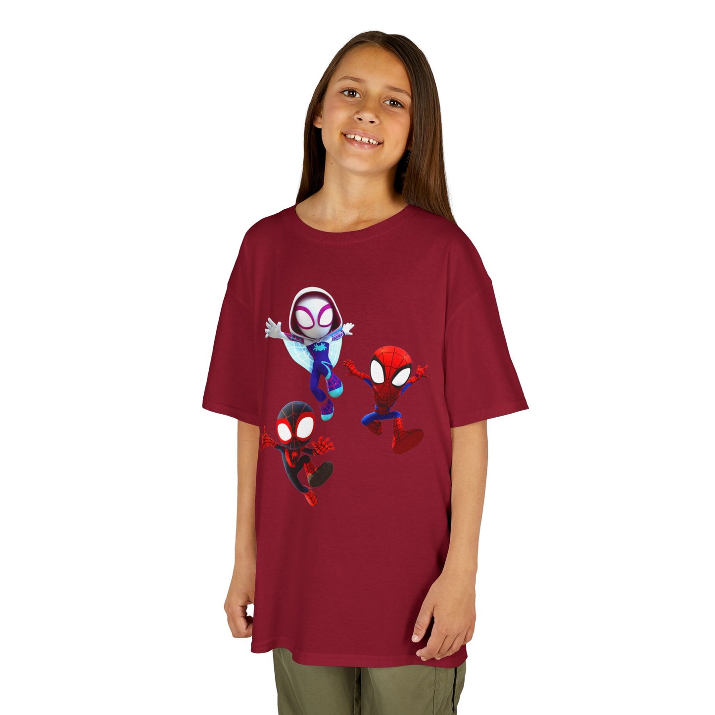 Kids Spider-Man Adventure Tee - Fun and Cozy Cotton T-Shirt for Young Superhero Fans
